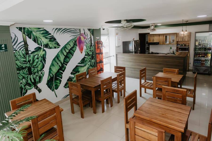 Comedor del Hotel Plataneras Confort en Turbo